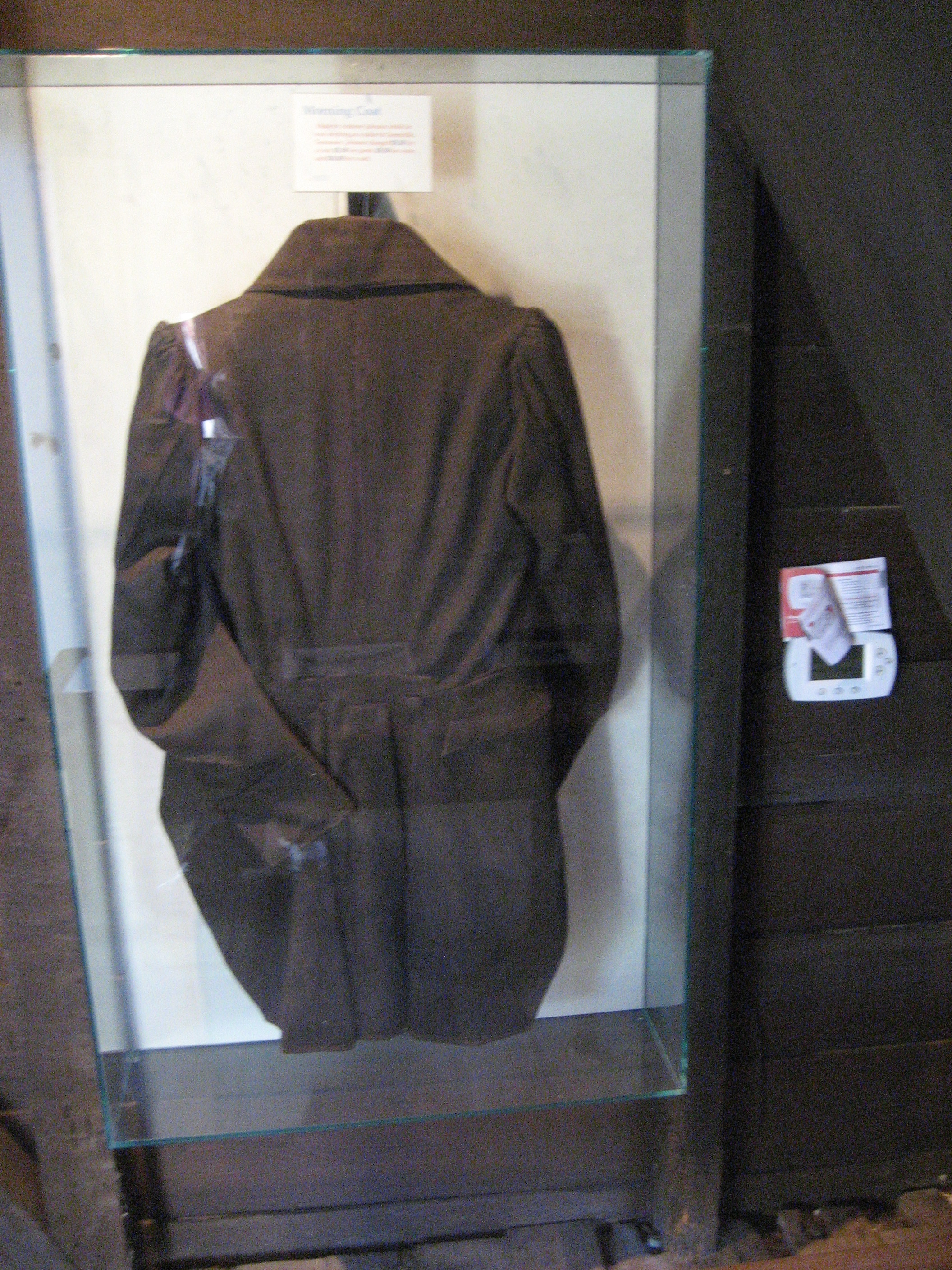 Coat created by Andrew Johnson (Johnson house, Raleigh, NC)