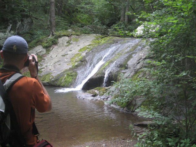 Waterfall on the hike, we had almost made it to Rapidan Camp