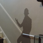 These shadowy figures in the Dickens museum help to lead the way.