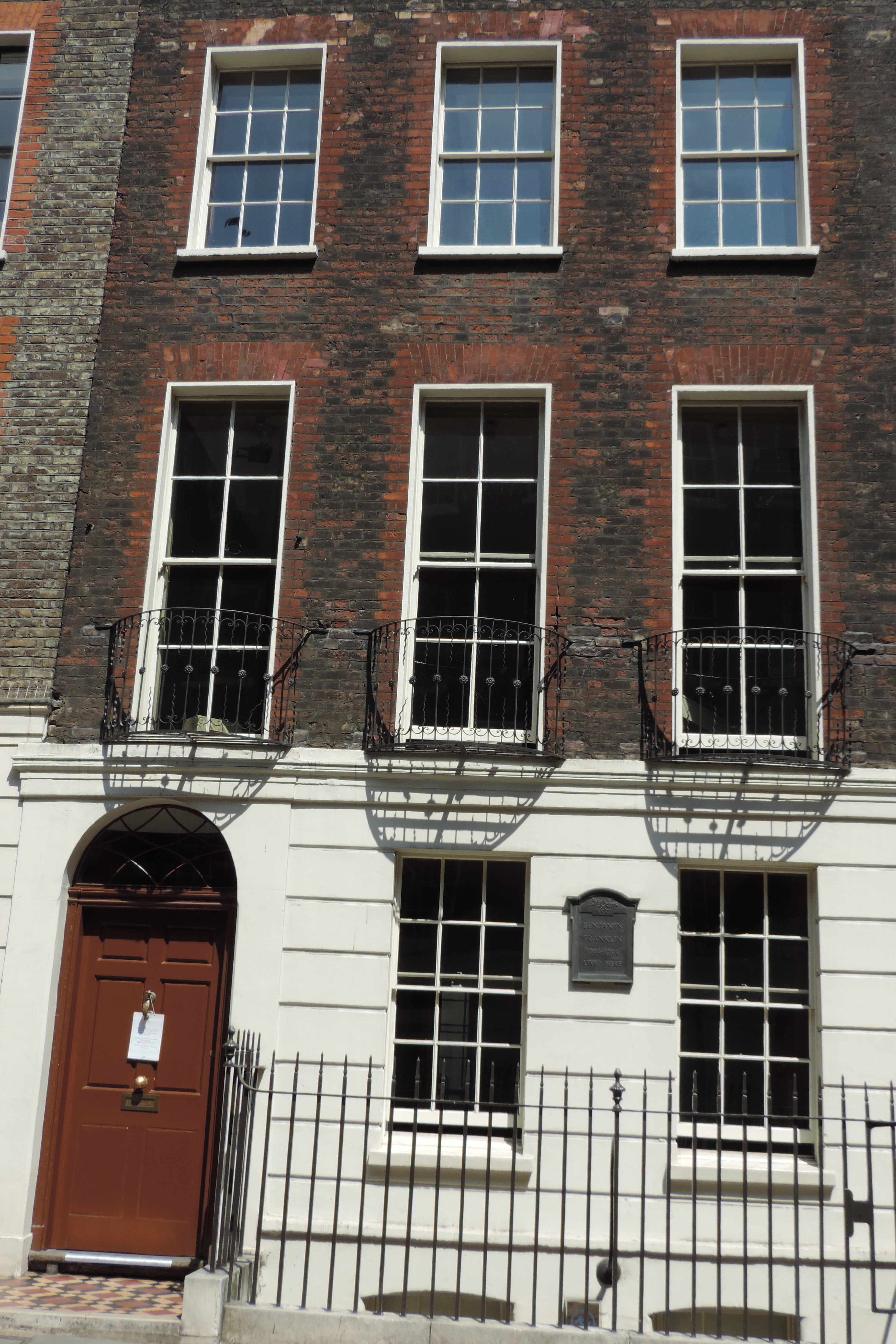 Ben Franklin house, Craven Street, London