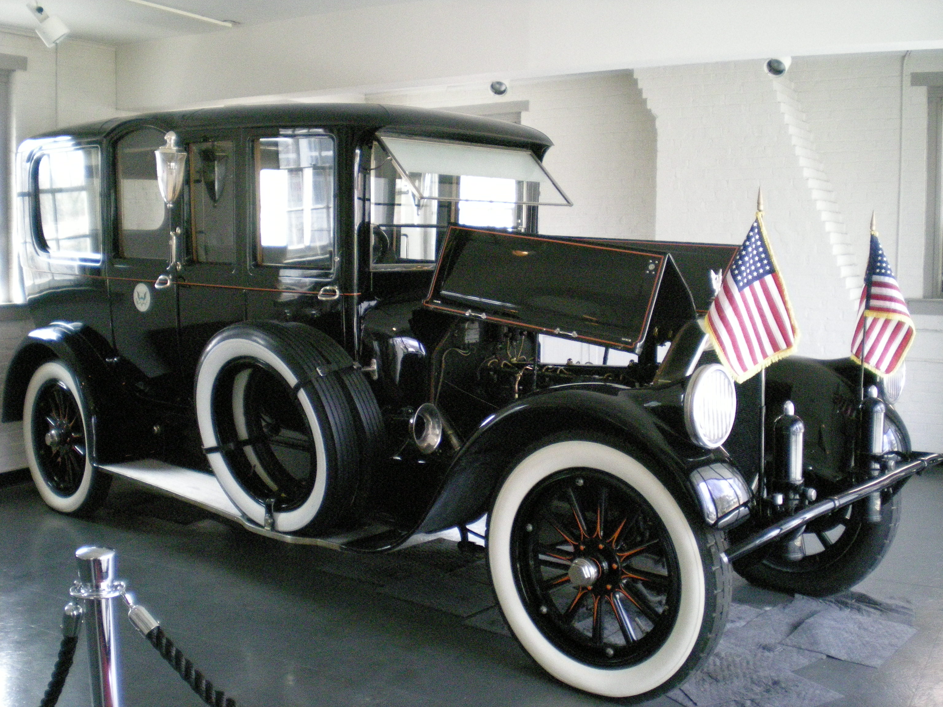 1919 Pierce-Arrow limousine. Woodrow Wilson museum, Staunton, Virginia